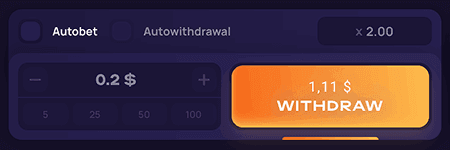 Cash out in Lucky Jet